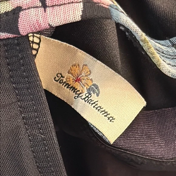 Tommy Bahama Black Tropical Floral One-Piece Swimsuit to small for me - Picture 3 of 11